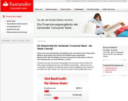 Santander Ratenkredit